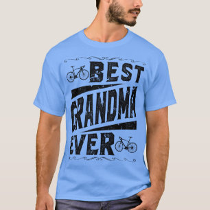 Best Grandma Mothers Day Road Bike Cycling T-Shirt