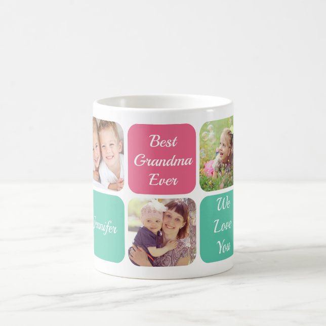 Best Grandma Photo Coffee Mug (Center)