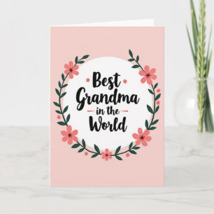 Best Grandma Script Card