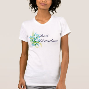 Best Grandma with Forget-me-nots T-Shirt