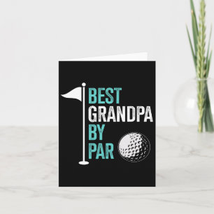 Best Grandpa 3 Funny Fathers Day Golf Dad Golf Lov Card