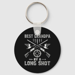 Best Grandpa By A Long Shot - Men Deer Hunting Gra Key Ring