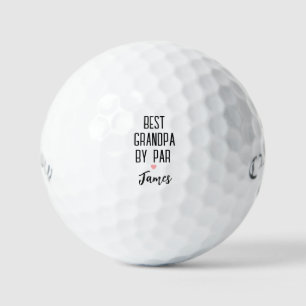 Best grandpa By Par Custom name Golf Balls