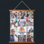 Best Grandpa By Par Family Photo Collage Golfing Hanging Tapestry<br><div class="desc">Retro Best Grandpa By Par design you can easily customise for a golf loving grandfather. Perfect gift for Father's Day or grandfather's birthday. The text "GRANDPA" can be customised with any dad moniker by clicking the "Personalise" button above</div>