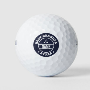 Best Grandpa By Par Fathers Day Grandparents Day Golf Balls