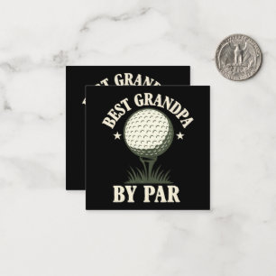 Best Grandpa By Par Funny Card