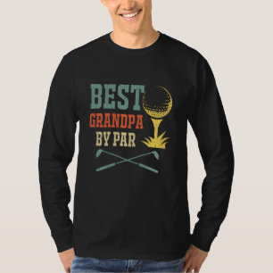 Best Grandpa By Par Golf Matching Family  Sweat T-Shirt