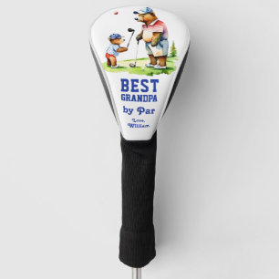 Best grandpa by par grandfather gifts golf head cover
