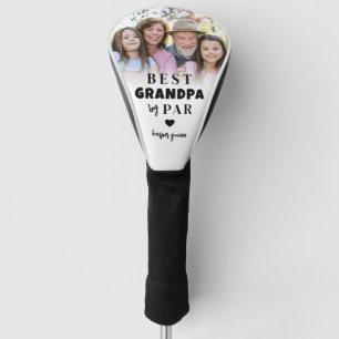 Best Grandpa By Par Photo Golf Head Cover