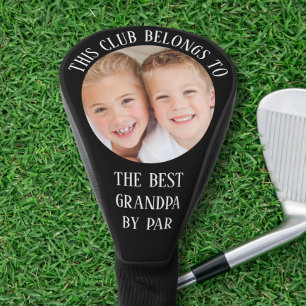Best Grandpa By Par Photo Golf Head Cover