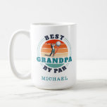 Best Grandpa By Par Retro Golf Papa Personalised Coffee Mug<br><div class="desc">Retro Best Grandpa By Par design you can customise for the recipient of this cute golf theme design. Perfect gift for Father's Day or grandfather's birthday. The text "GRANDPA" can be customised with any dad moniker by clicking the "Personalise" button above. Add a name to make it even more special...</div>