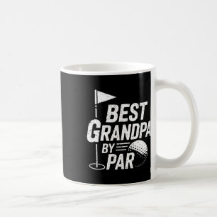 Best Grandpa By Par Shirt Men Papa Golf Lover Fath Coffee Mug
