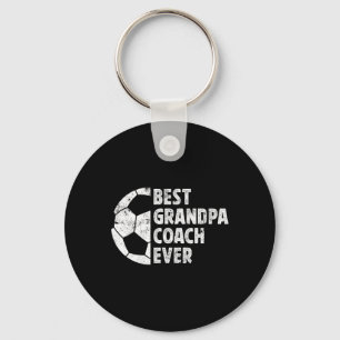Best Grandpa Coach Soccer Grandpa Of A Soccer Play Key Ring