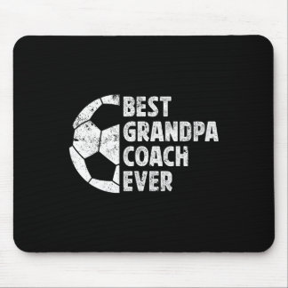 Best Grandpa Coach Soccer Grandpa Of A Soccer Play Mouse Pad