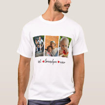 Best Grandpa Ever 3 Photo Custom