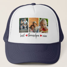 Best Grandpa Ever 3 Photo Custom 