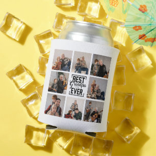 Best Grandpa Ever 8 Photo Collage Can Cooler