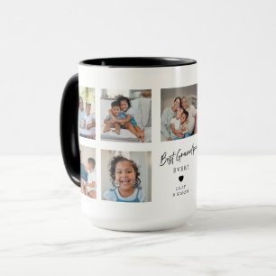 Best Grandpa Ever Custom 9 Photo Gallery Multi Mug