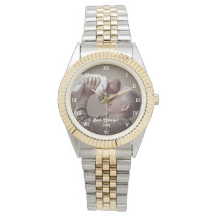 Best Grandpa Ever Custom Photo Create Your Own Pop Watch