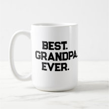 Best Grandpa Ever Custom Photo Mug