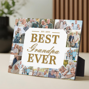 Best Grandpa Ever Father's Day Photo Frame Collage