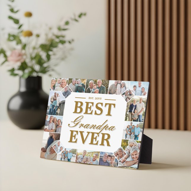 Best Grandpa Ever Father's Day Photo Frame Collage (Best Grandpa Ever Father's Day Photo Frame Collage)