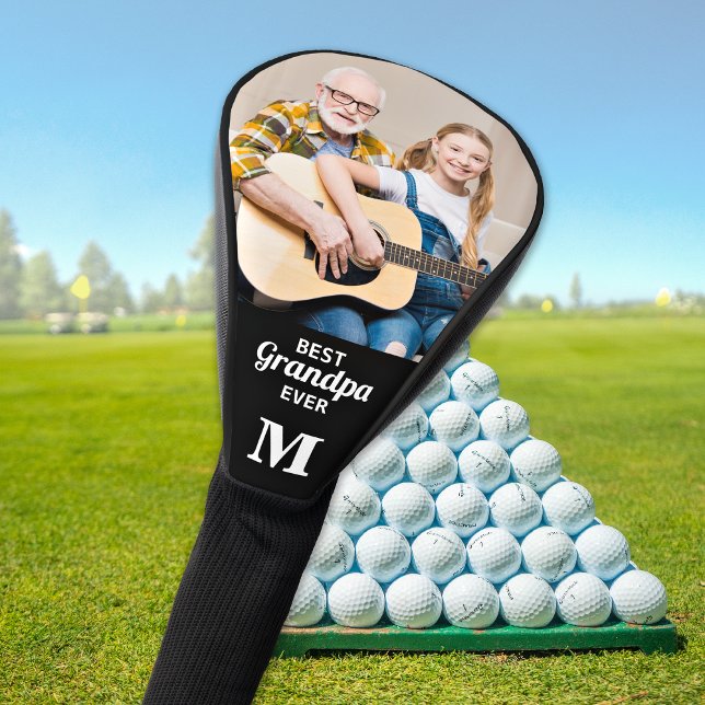 Best GRANDPA Ever - Golfer - Personalised Photo Golf Head Cover (Creator Uploaded)