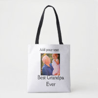 Best Grandpa ever grandfather photo name gifts tex