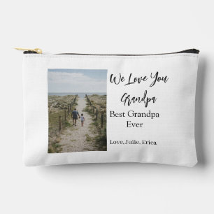 best grandpa ever grandparents photo gifts classic accessory pouch