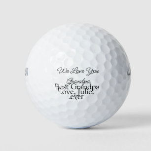 best grandpa ever grandparents photo gifts classic golf balls