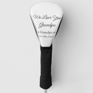 best grandpa ever grandparents photo gifts classic golf head cover