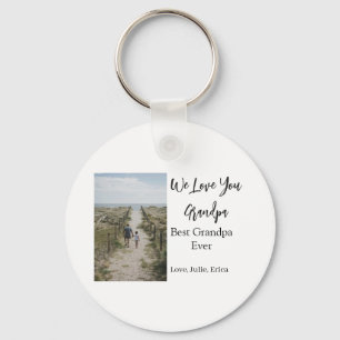 best grandpa ever grandparents photo gifts classic key ring