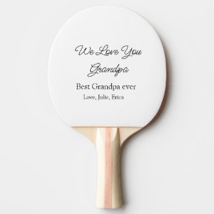 best grandpa ever grandparents photo gifts classic ping pong paddle