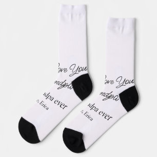best grandpa ever grandparents photo gifts classic socks