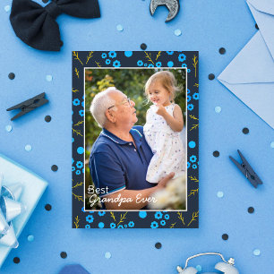 Best Grandpa Ever Holiday Card