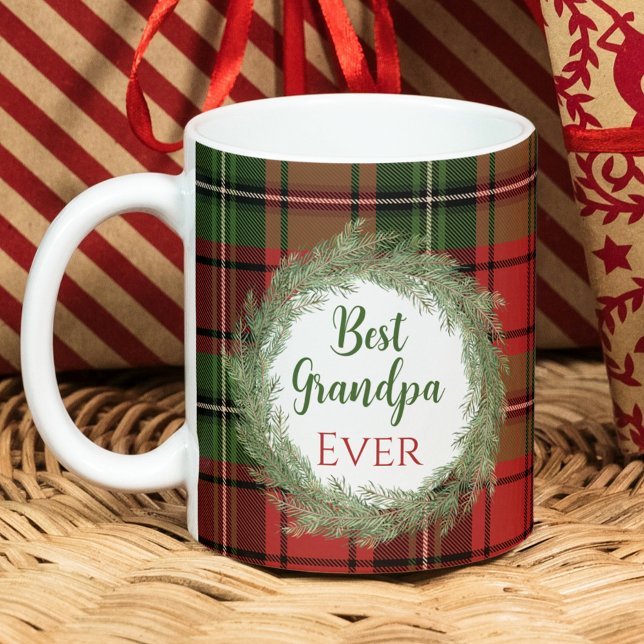 Best Grandpa Ever Merry Christmas Photo Mug (Best Grandpa Ever Merry Christmas Photo Mug)