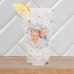 Best Grandpa Ever Modern Classic Photo Glass