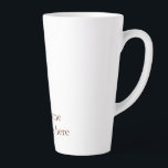 Best Grandpa ever orange stripes spiral add name t Latte Mug<br><div class="desc">design</div>