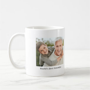 Best Grandpa Ever Personalized Full Photo Gift Coffee Mug