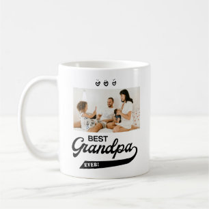 Best Grandpa Ever Photo Coffee Mug