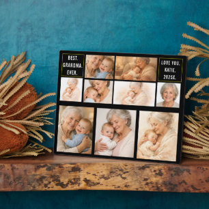 Best Grandpa Ever Photo Collage   Grandparents Plaque