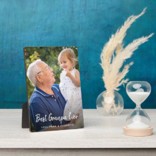 Best Grandpa Ever Photo Plaque