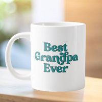 Best Grandpa Ever Retro Quote Fathers Day