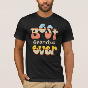 Best Grandpa Ever Retro T-Shirt