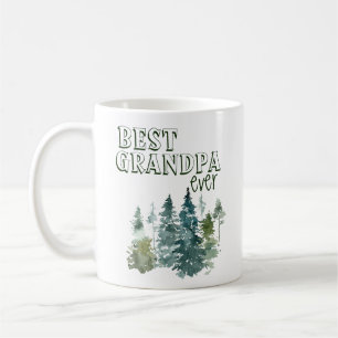 Best Grandpa Ever Rustic Coffee Mug