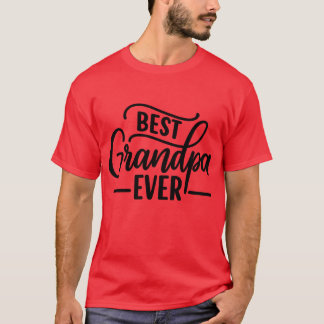 Best Grandpa Ever T-Shirt – Script Style Fist Bump