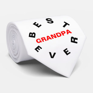 Best Grandpa Ever Tie