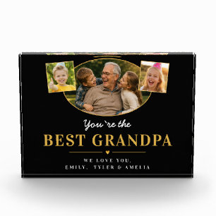 Best Grandpa Father’s Day Memory Photo Block