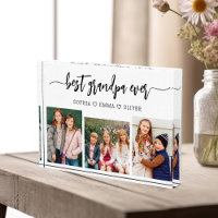 Best Grandpa Grandchildren Photo Collage