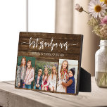 Best Grandpa Grandchildren Wood Photo Collage Plaque<br><div class="desc">Capture the love between Poppy and his grandchildren with our Grandfather Grandpa Grandchildren Photo Collage Plaque. This personalised plaque features a heartwarming photo collage, beautifully displaying cherished moments shared between Poppy and his beloved grandchildren. Surrounding the photos is the endearing title "Poppy, " adding a special touch to the design....</div>